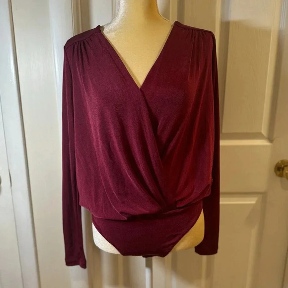 Free People Intimately Turnt Bodysuit in Dark Rhubarb - Picture 2 of 10